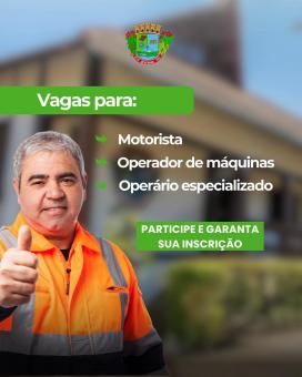 Está aberto o Processo Seletivo Simplificado da Prefeitura de Colinas