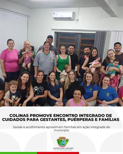 Colinas promove encontro integrado de cuidados para gestantes, puérperas e famílias